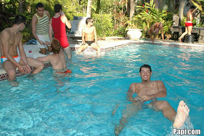 Gay Sex Pool Party